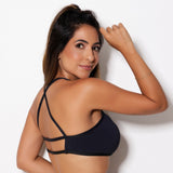 Top Fitness Poliamida Cross-Back - Sustentação e Estilo para Treino