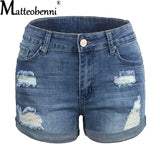 Short Jeans Curto Rasgado