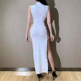 Vestido Bodycon Abertura lateral