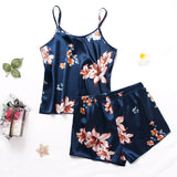 Pijama Cetim  Floral